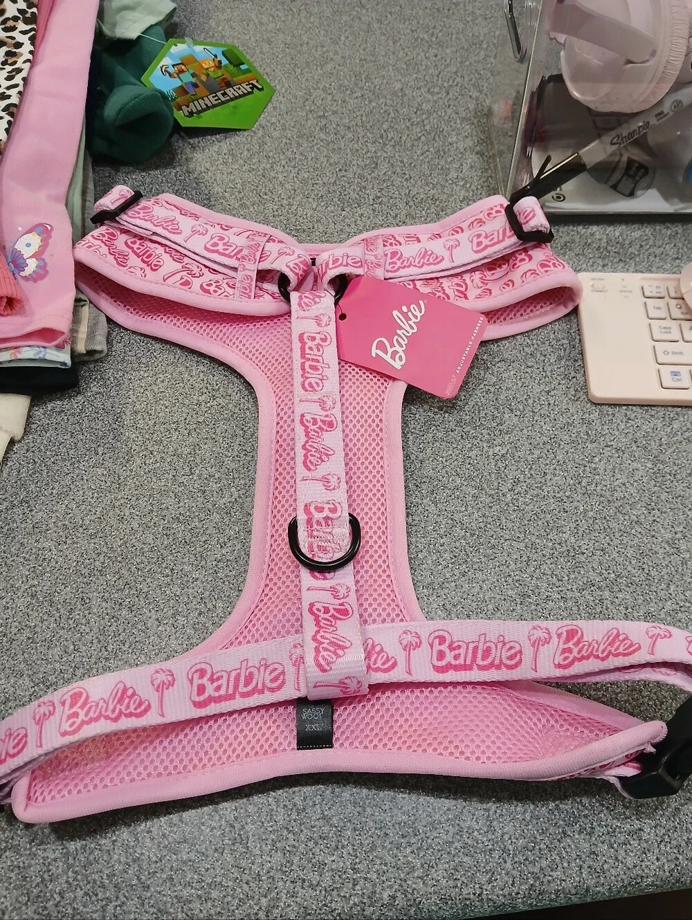 Sassy Wolf Barbie Dog Harness